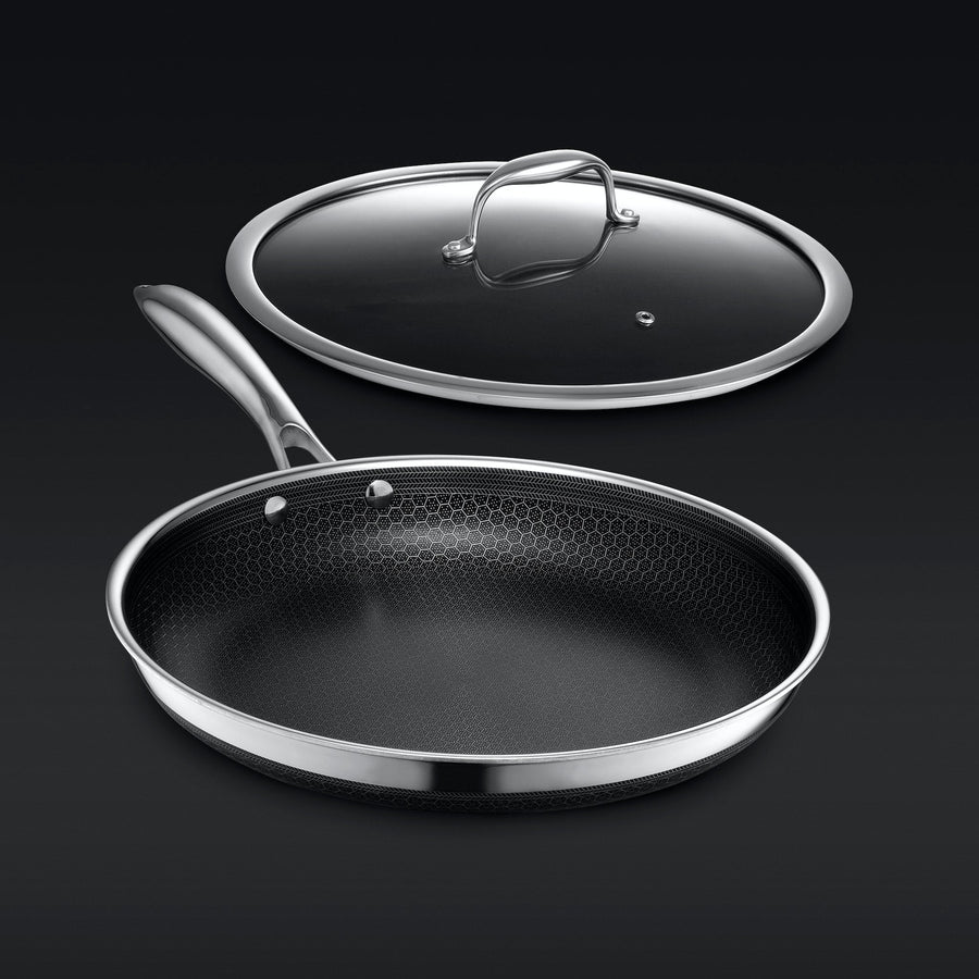 Hybrid Fry Pan with Lid, 12" P8